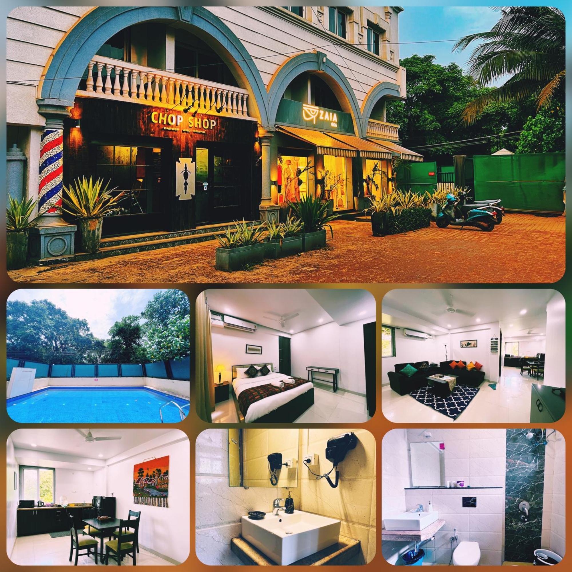 Luxurious Nirvana Apartments Vagator Exterior foto